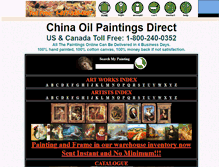 Tablet Screenshot of chinafineart.com